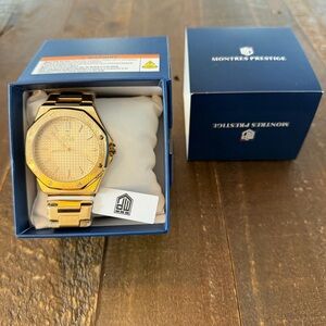 Montres Prestige X Invicta Men's Watch - 44mm, Gold (MPW-0247) NEW IN BOX!